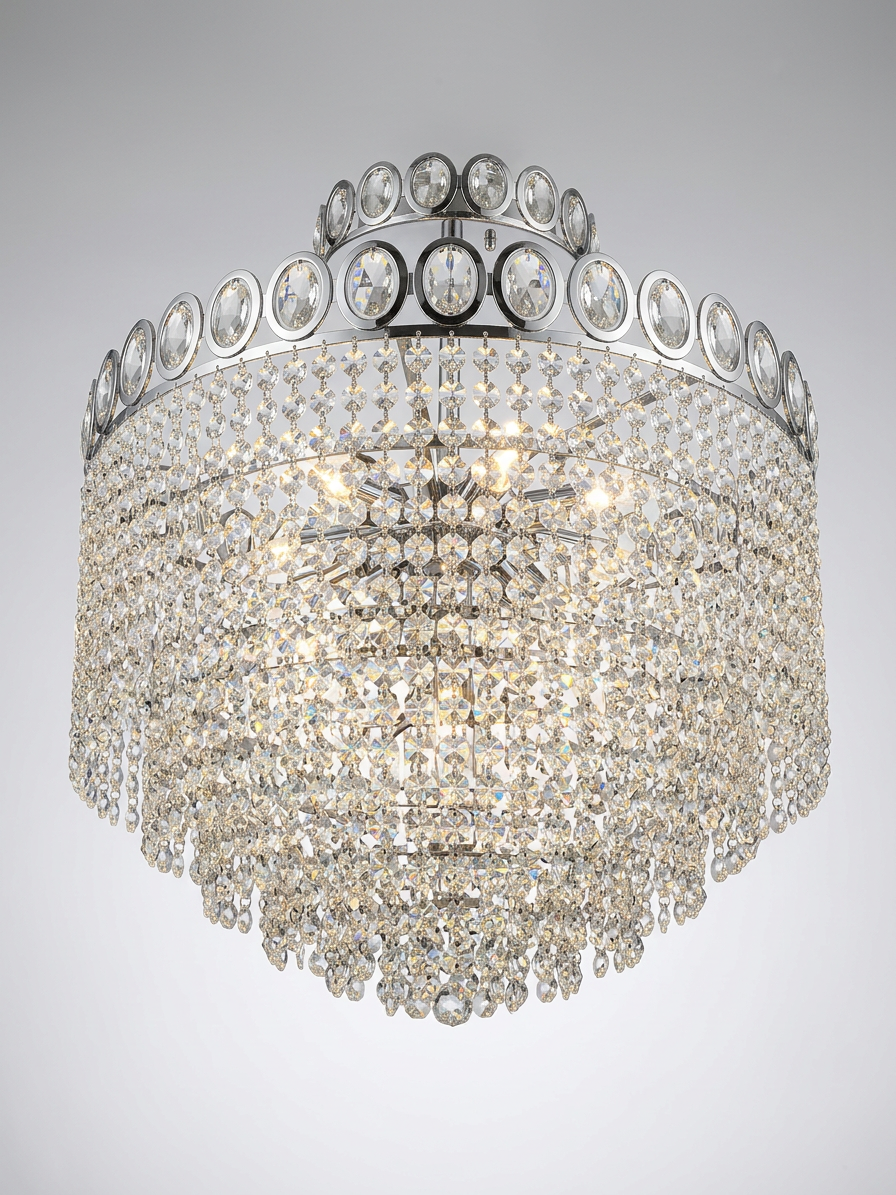 ロイヤルディープ・クリスタルシャンデリア　Royal Deep Crystal Chandelier