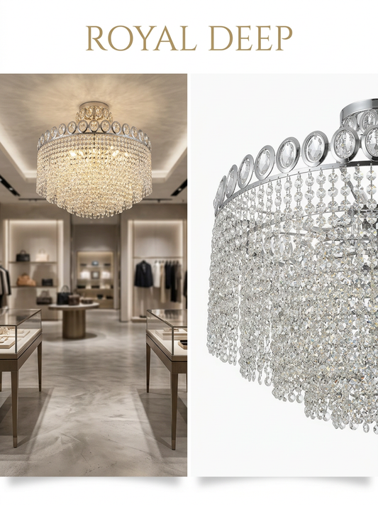 ロイヤルディープ・クリスタルシャンデリア　Royal Deep Crystal Chandelier